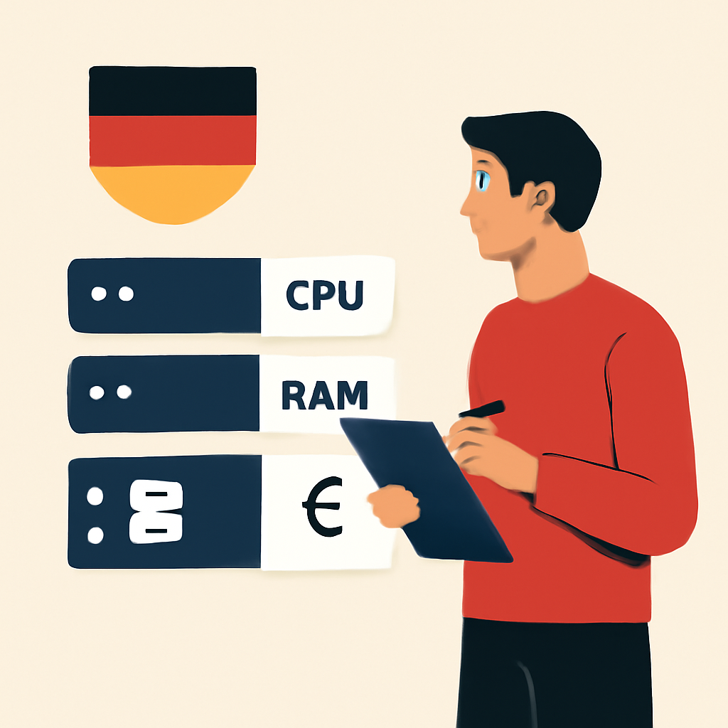Тарифы VPS в Германии: сравнение CPU, RAM и дисков